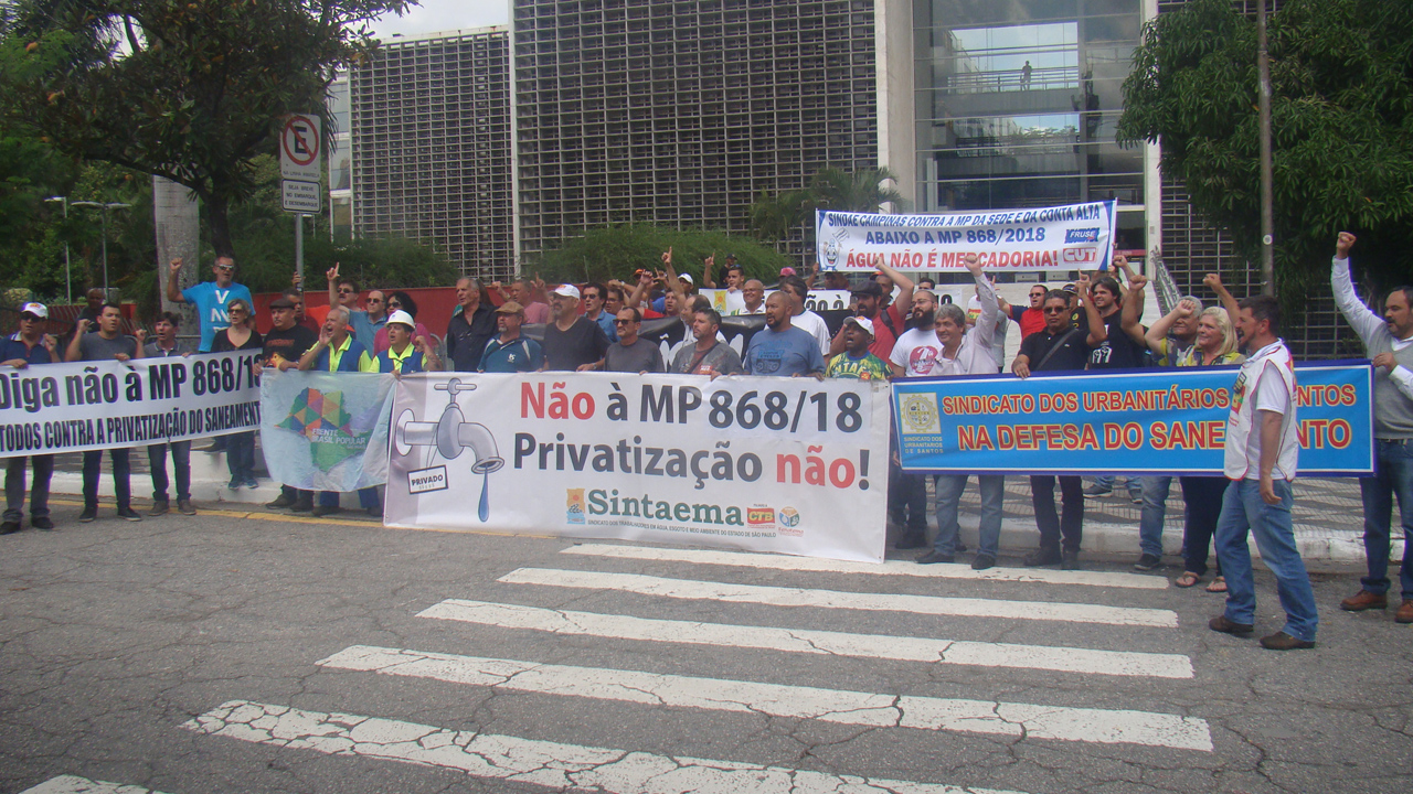 Movimento na Alesp contra as Privatizações