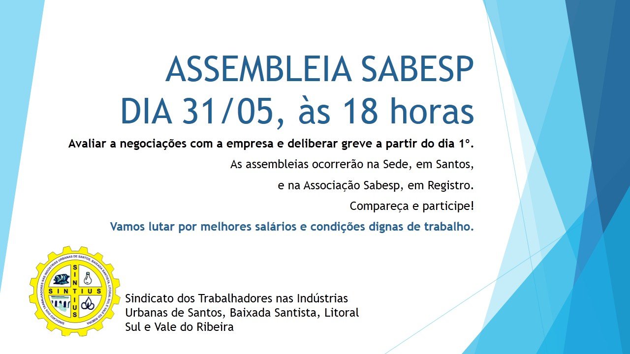 Assembleia sabesp dia 31 05