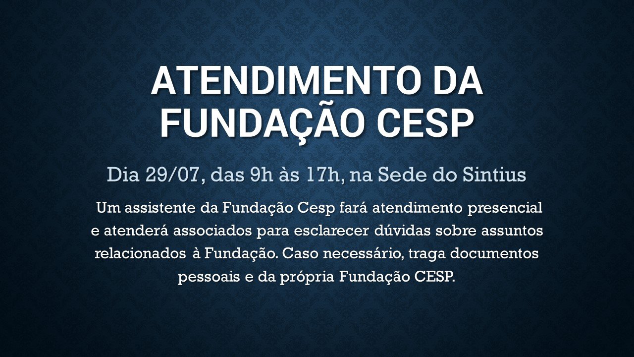 Atendimento da Fund CESPED