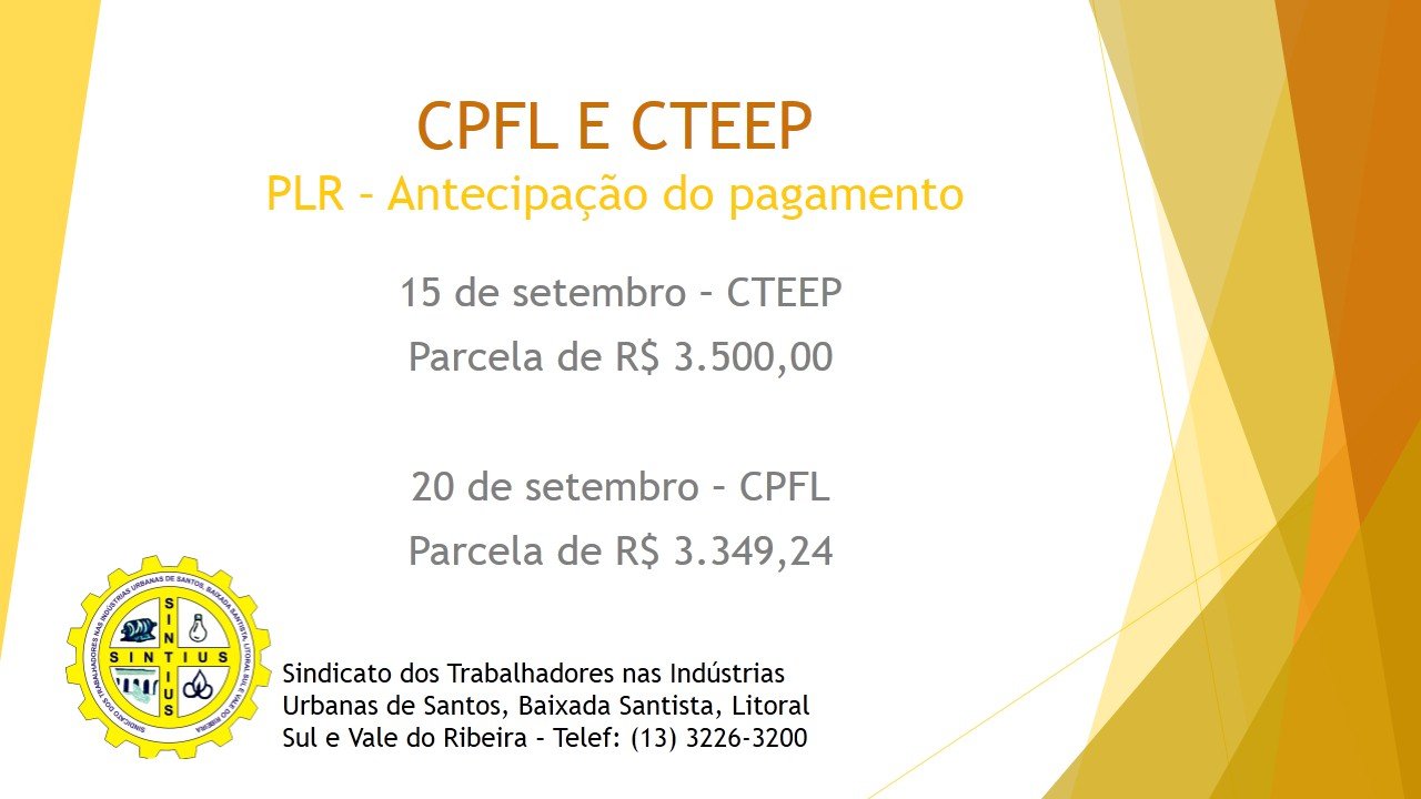 CPFL e CTEEP Pgto de PLR