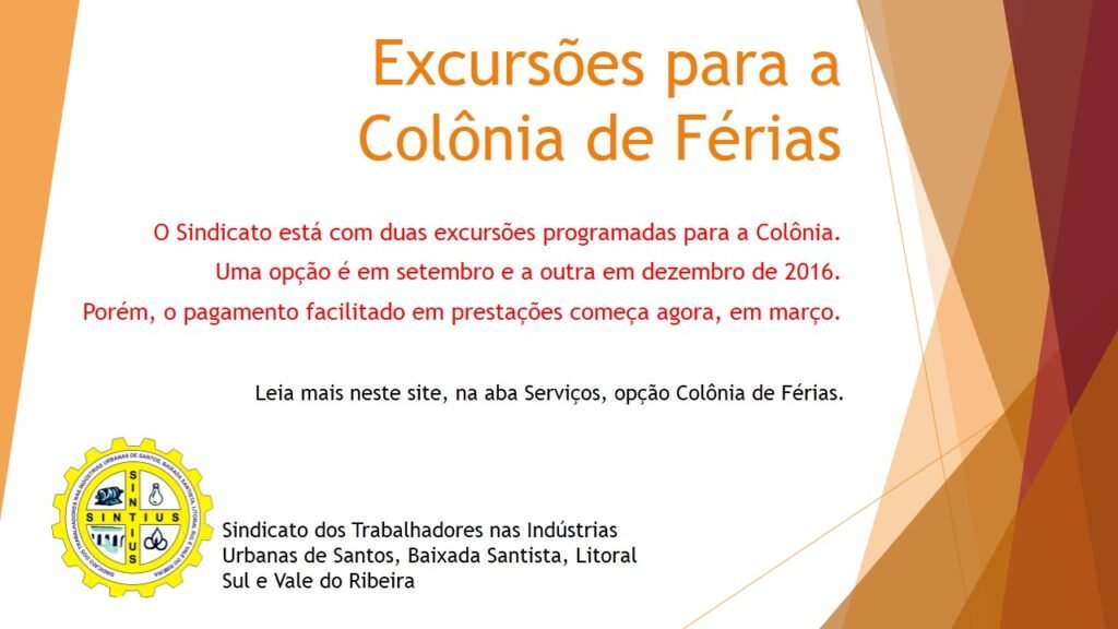 Colonia de ferias excursoes