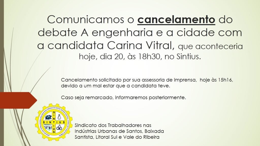 cancelamento urgente