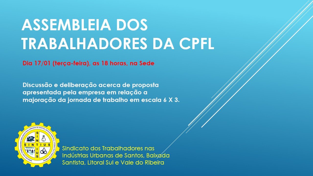 ASSEMBLEIA DE TRABALHADORES DA CPFL