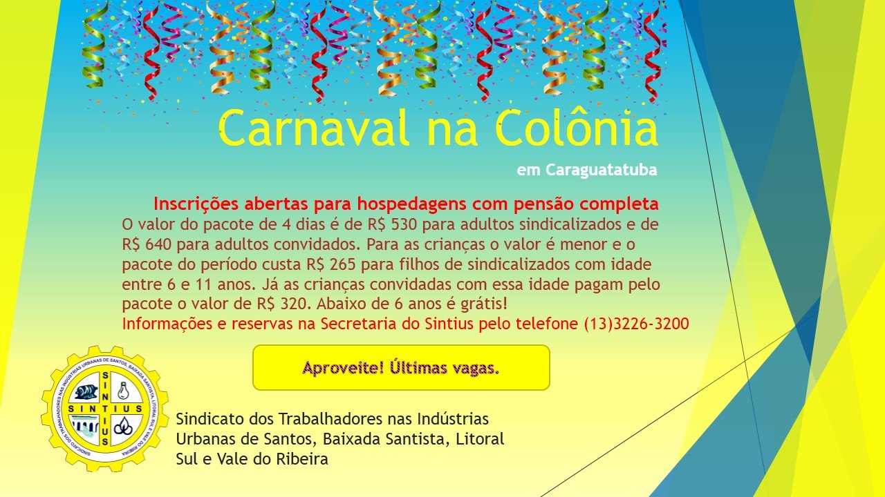 Colonia de ferias carnaval