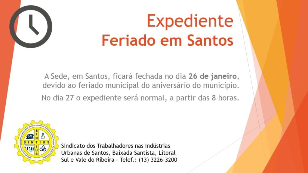 expediente feriado de Janeiro