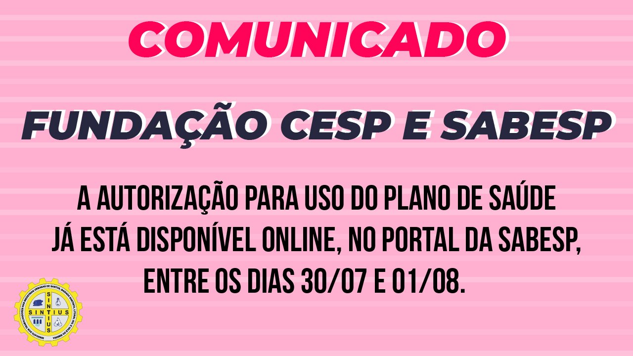 SABESPIANOS PODEM IMPRIMIR AUTORIZAÇÃO PARA USO DA FUNDAÇÃO CESP NO SITE DA SABESP