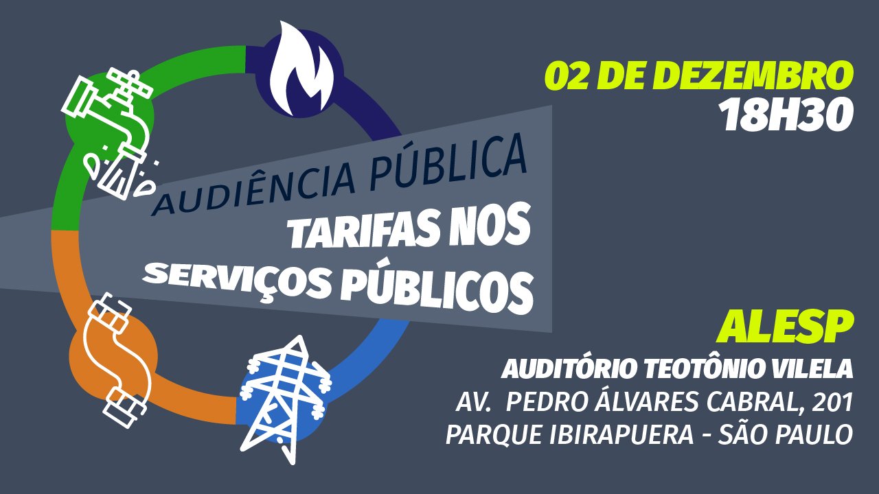 SINTIUS PARTICIPA DE DEBATE DE TARIFAS DOS SERVIÇOS PÚBLICOS EM AUDIÊNCIA NA ALESP