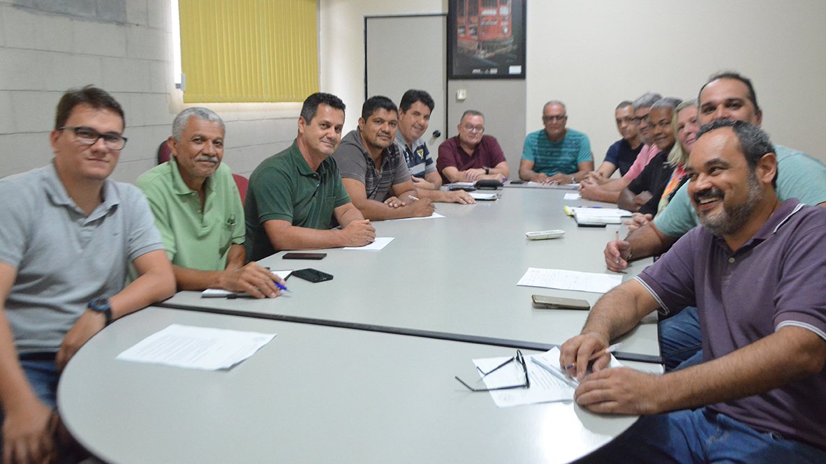 Primeira reunião com a nova diretoria do Sintius