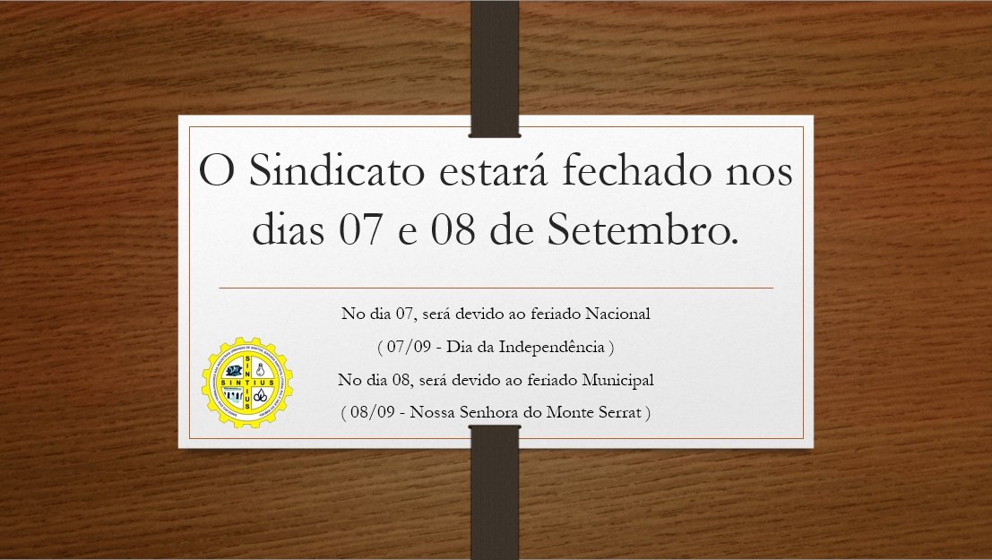 FERIADOS set