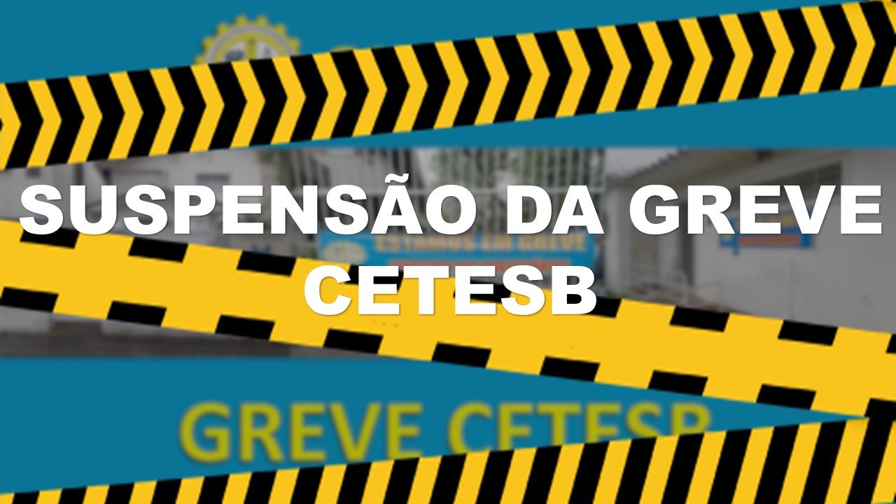 Suspensão de greve CETESB