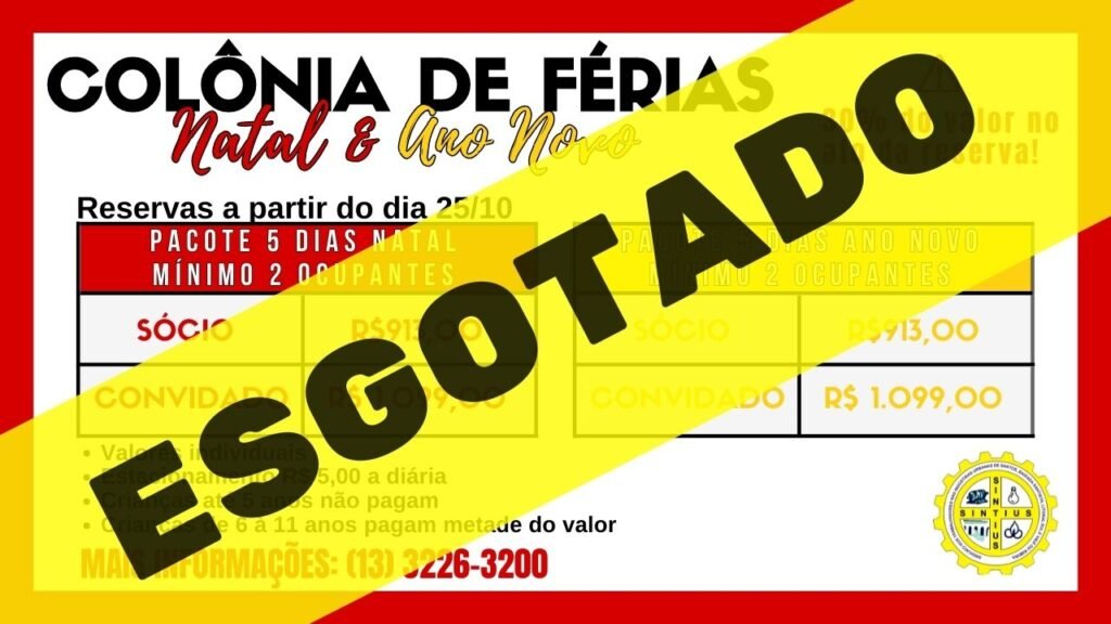 01 12 21 Colônia Natal e Ano Novo Esgotado