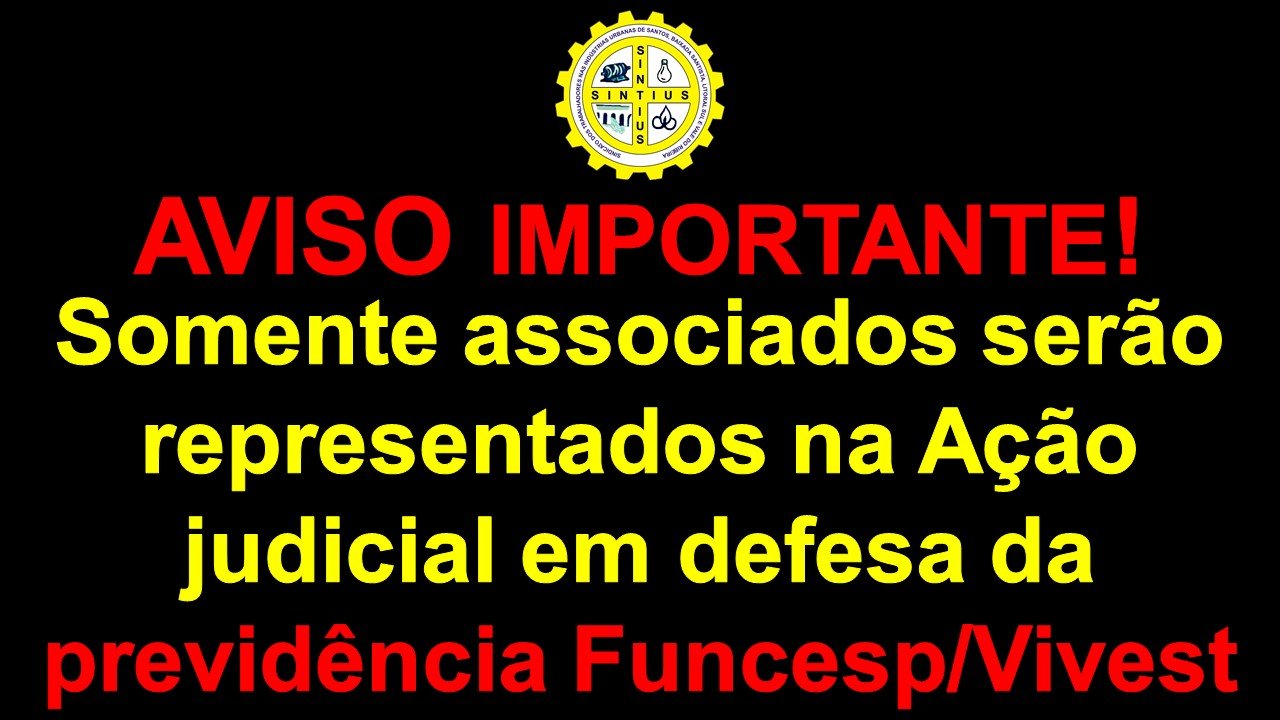 Aviso representação