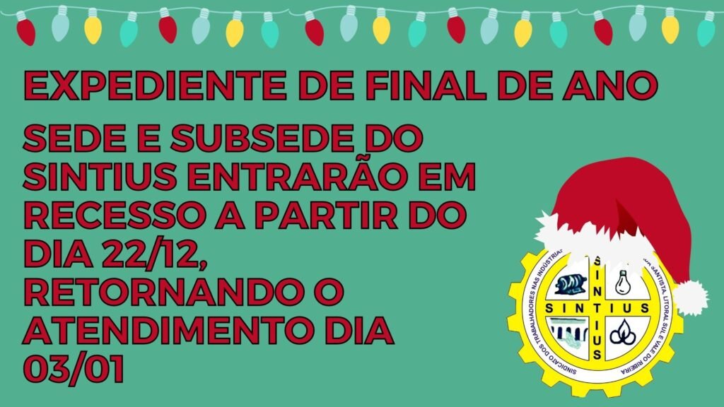01 12 2021 Expediente SEDE e SUBSEDE Dezembro