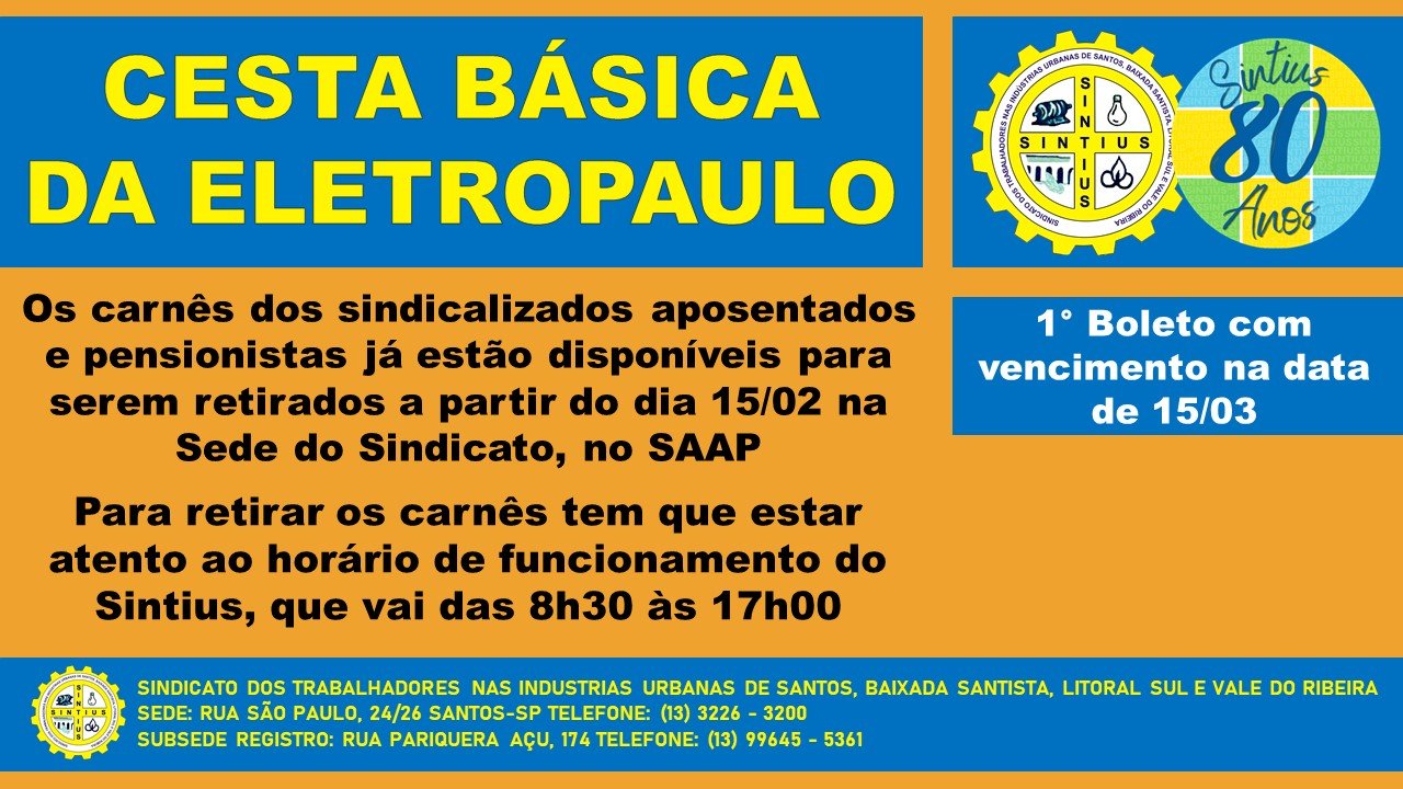 14 02 2022 Carnê ELETROPAULO