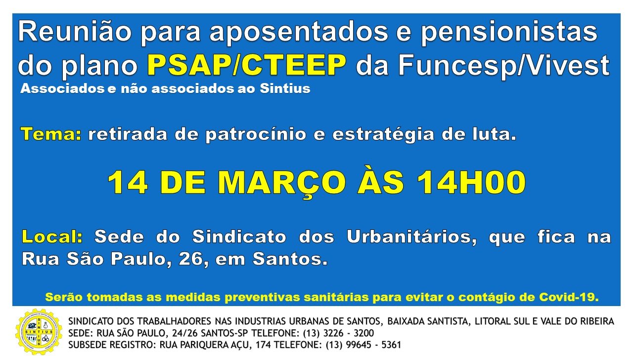 04 03 2022 Reunião PSAP CTEEP