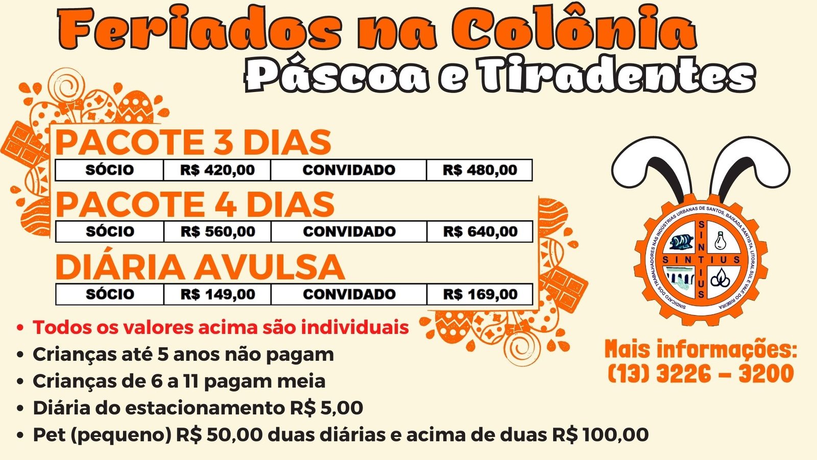 08 03 2022 Páscoa e Tiradentes