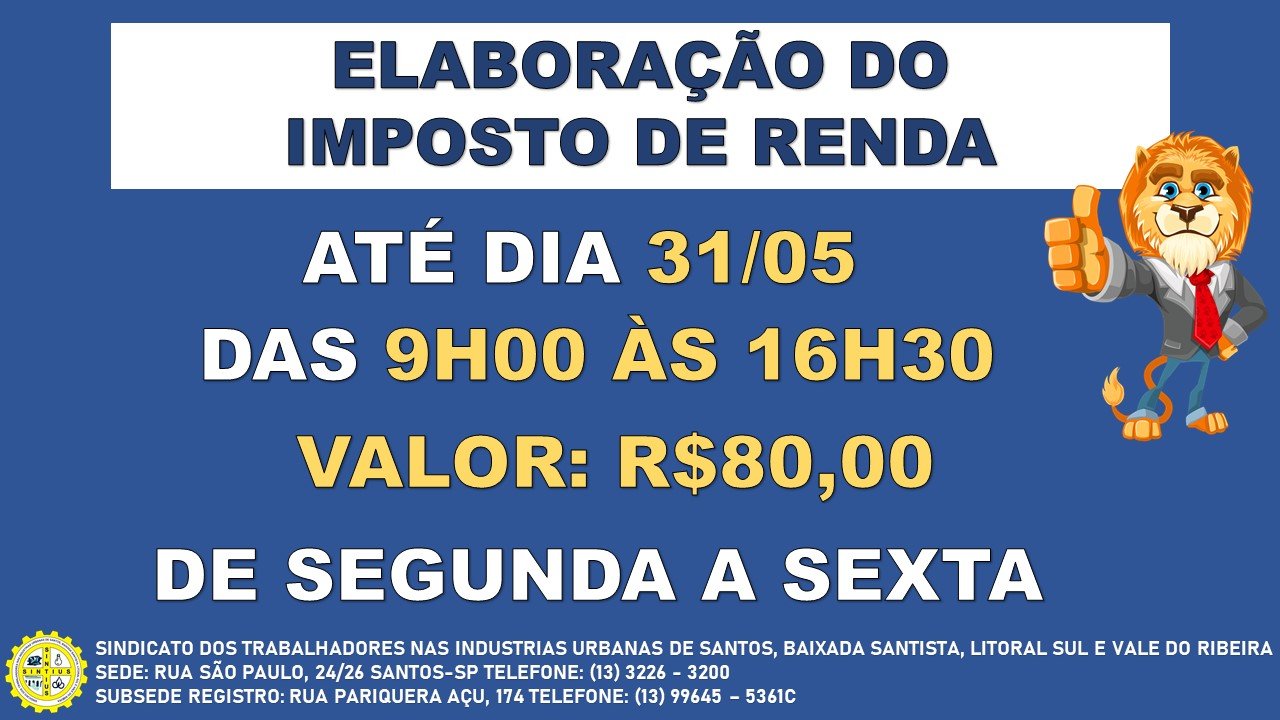 03 03 2022 Elaboração do IR 2