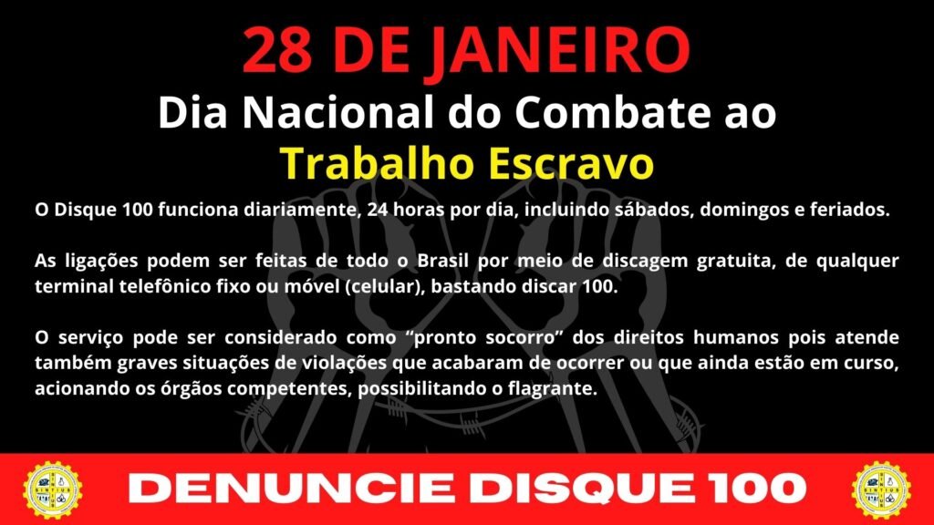 05 01 2023 COMBATE AO TRABALHO ESCRAVO