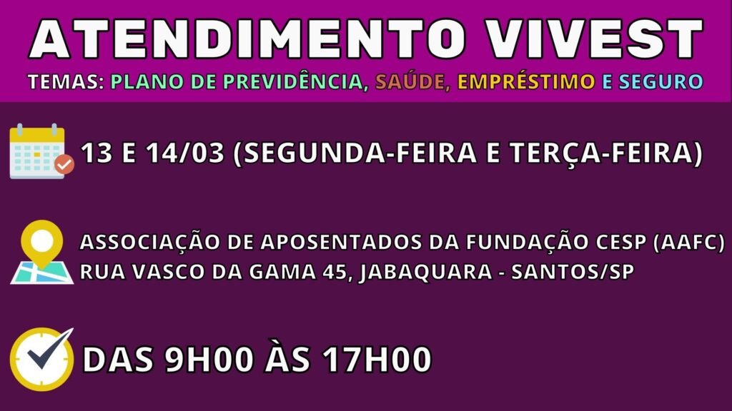 08 03 2023 ATENDIMENTO VIVEST