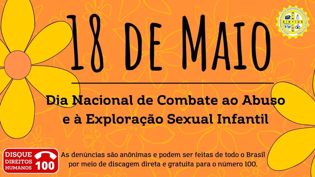 04 05 2023 Dia Nacional contra o Abuso infantil