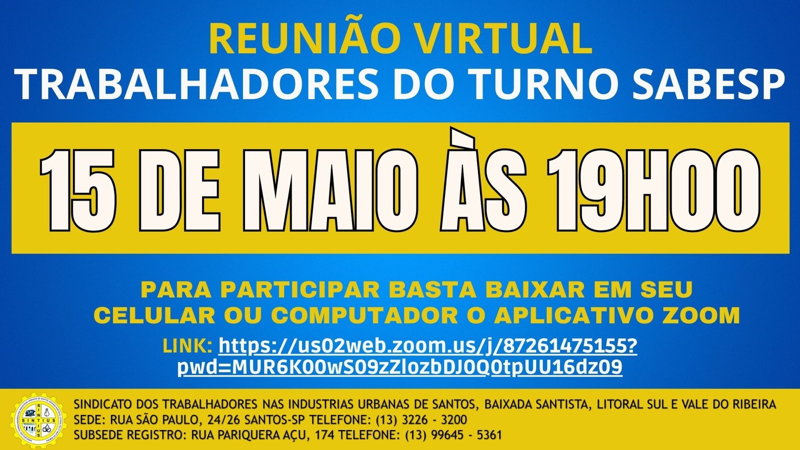 15 05 2023 Reuniao Virtual Sabesp TURNO
