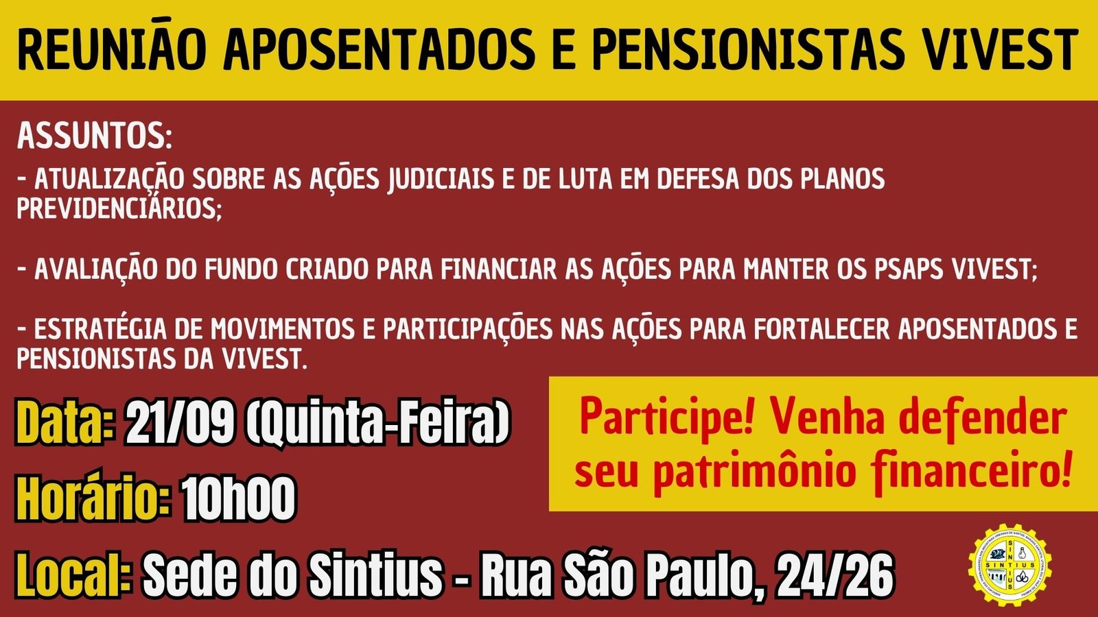 18 09 2023 Reuniao Aposentados e pen vivest