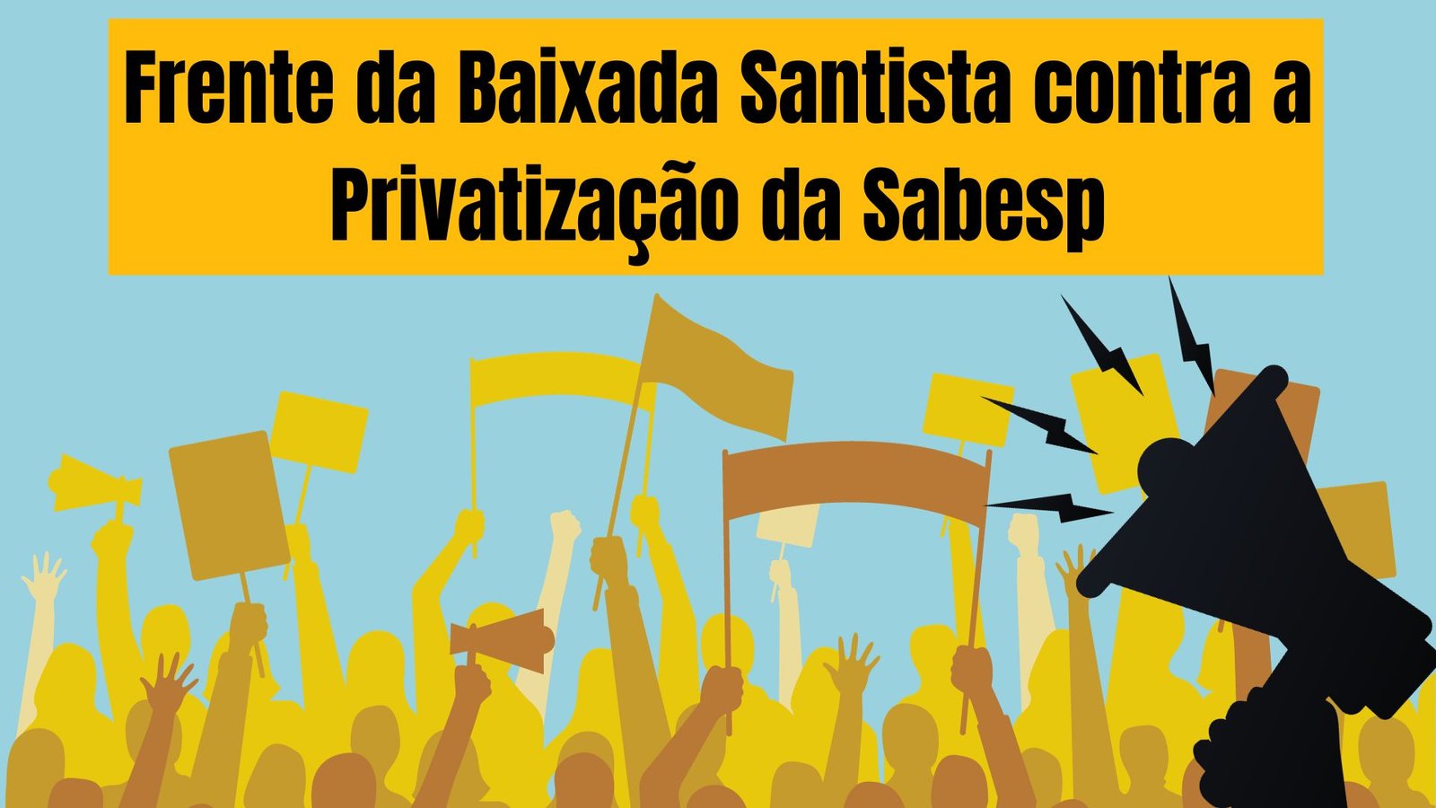 SINTIUS RECEBE REUNIÃO DA FRENTE DA BAIXADA SANTISTA CONTRA A PRIVATIZAÇÃO DA SABESP