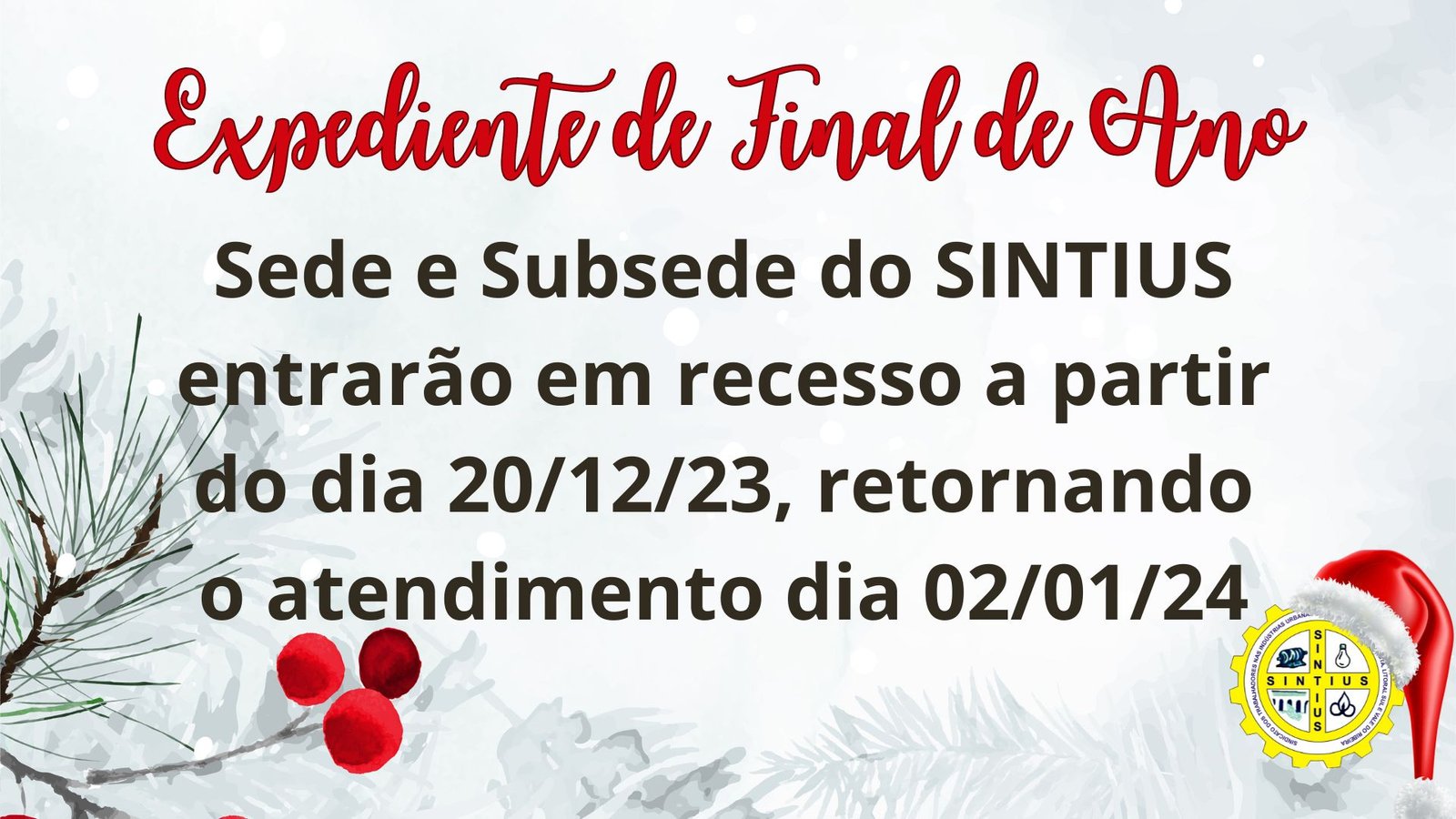 14 12 2023 Sede e Subsede recesso 2