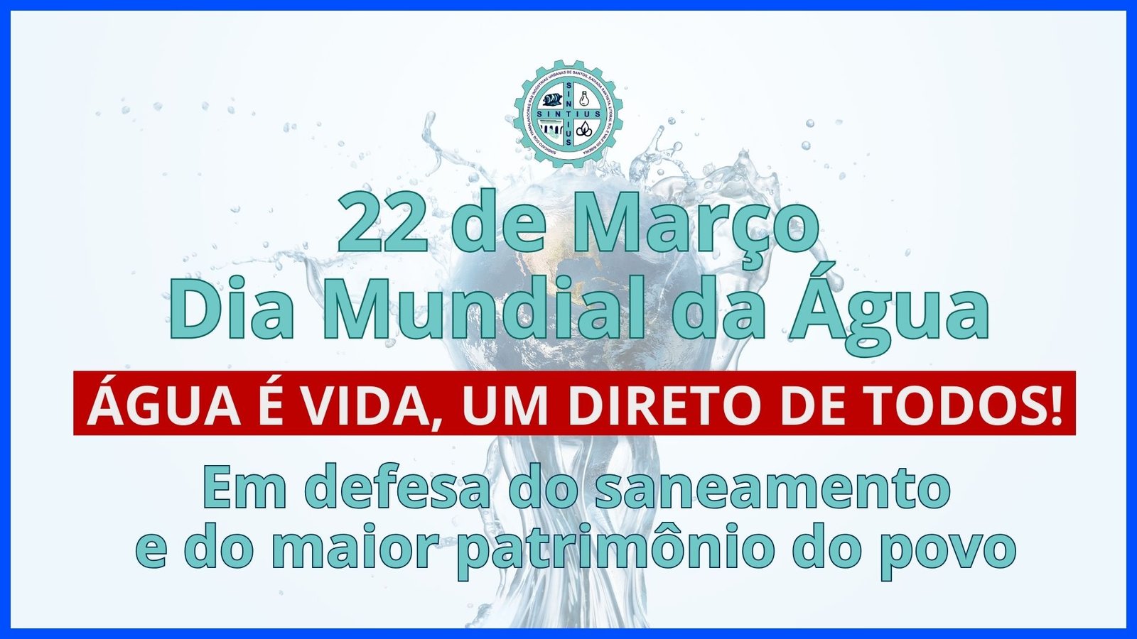 22 03 2024 Dia mundial da agua