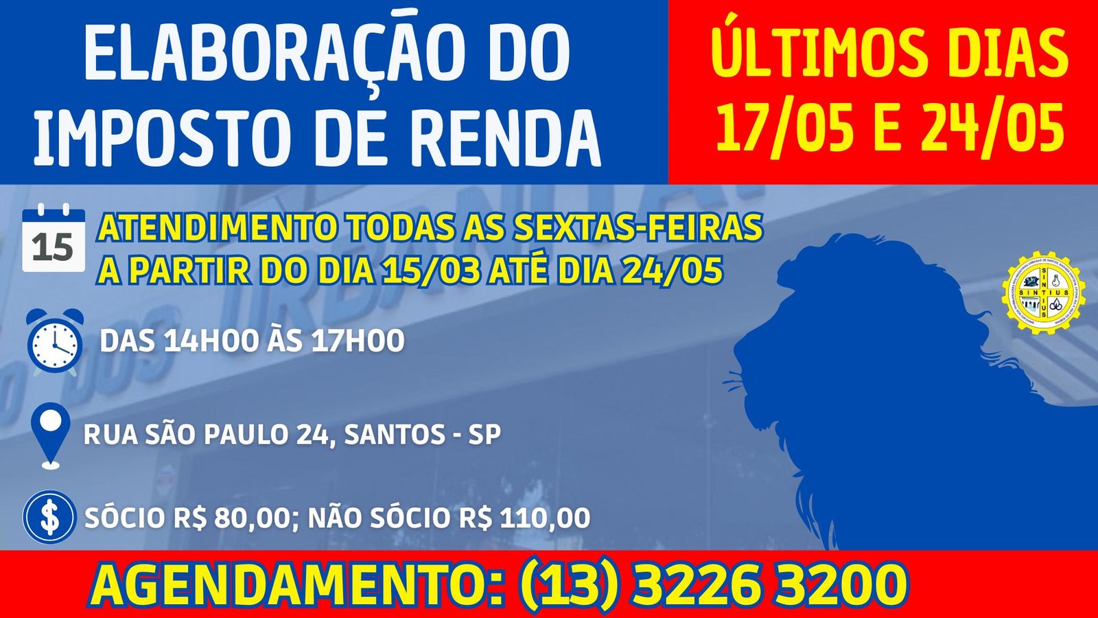 13 05 2024 ULTIMOS DIAS IMPOSTO DE RENDA 1