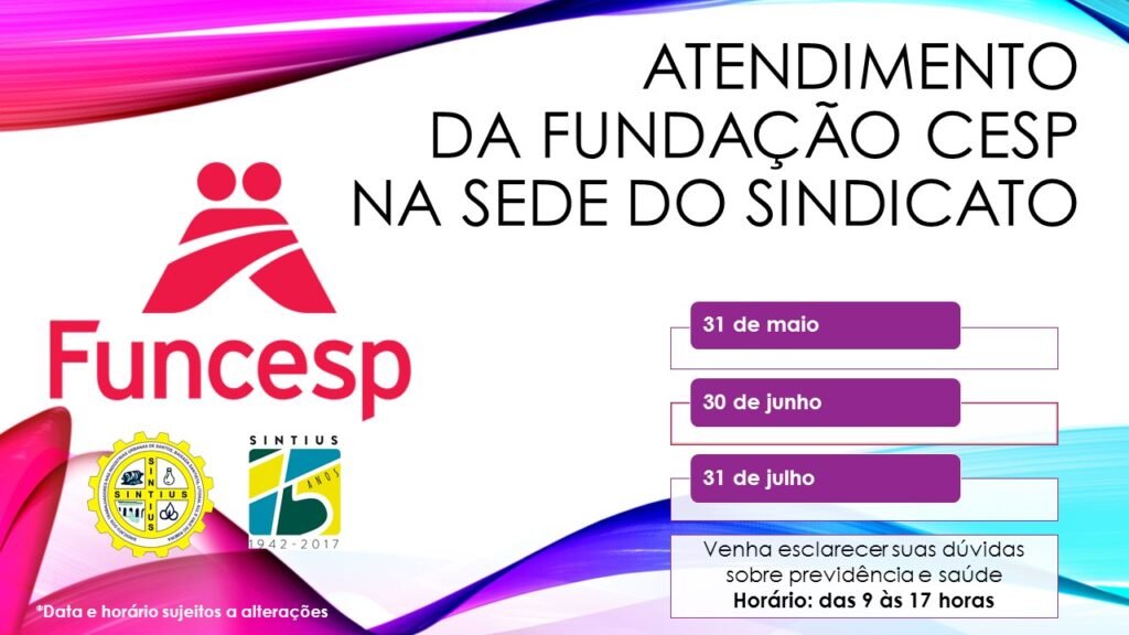 ATENDIMENTO FUNDAÇÃO CESP - MAIO, JUNHO E JULHO