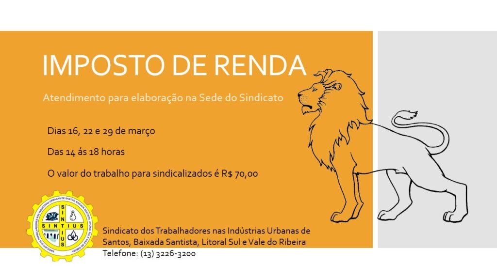 IMPOSTO DE RENDA 2017