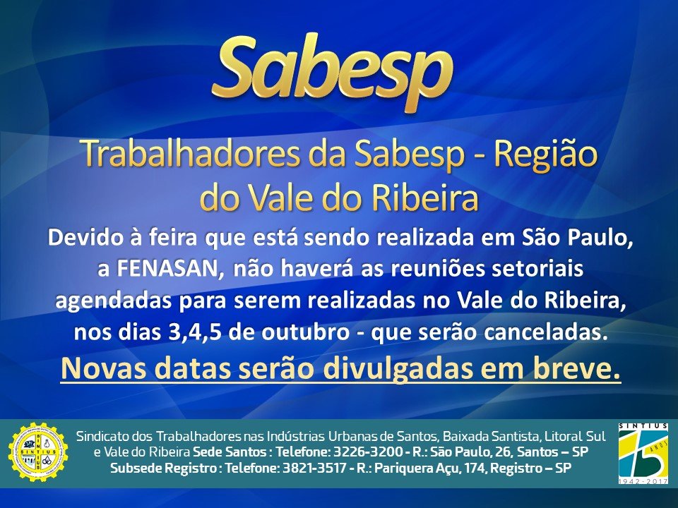 Sabesp vale