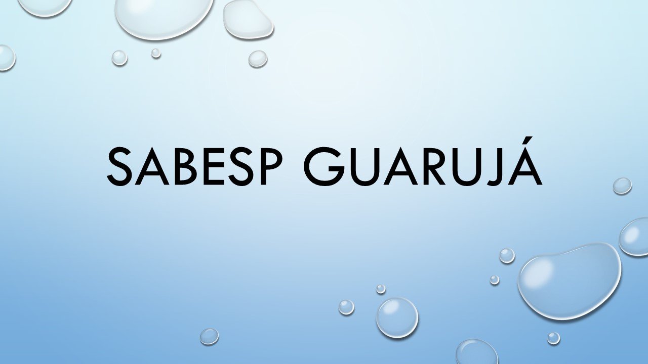 Sabesp Guarujá